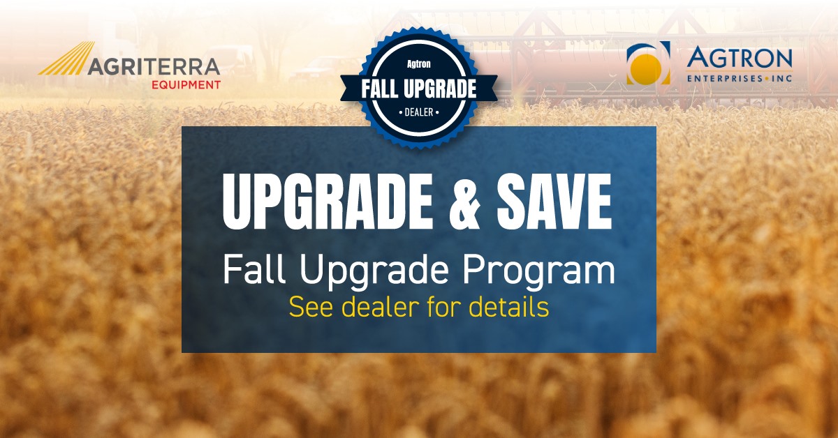 Visit your local @AgriterraEquipment dealership for program details #upgradeprogram …