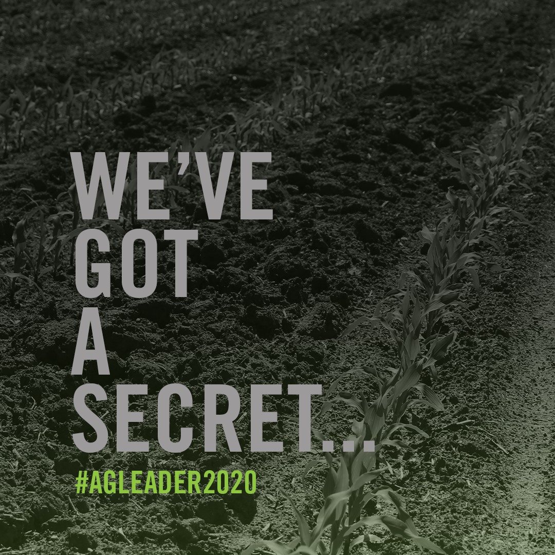 Wouldn’t you like to know… 😏 You will on January 7. Stay tuned. #AgLeader2020