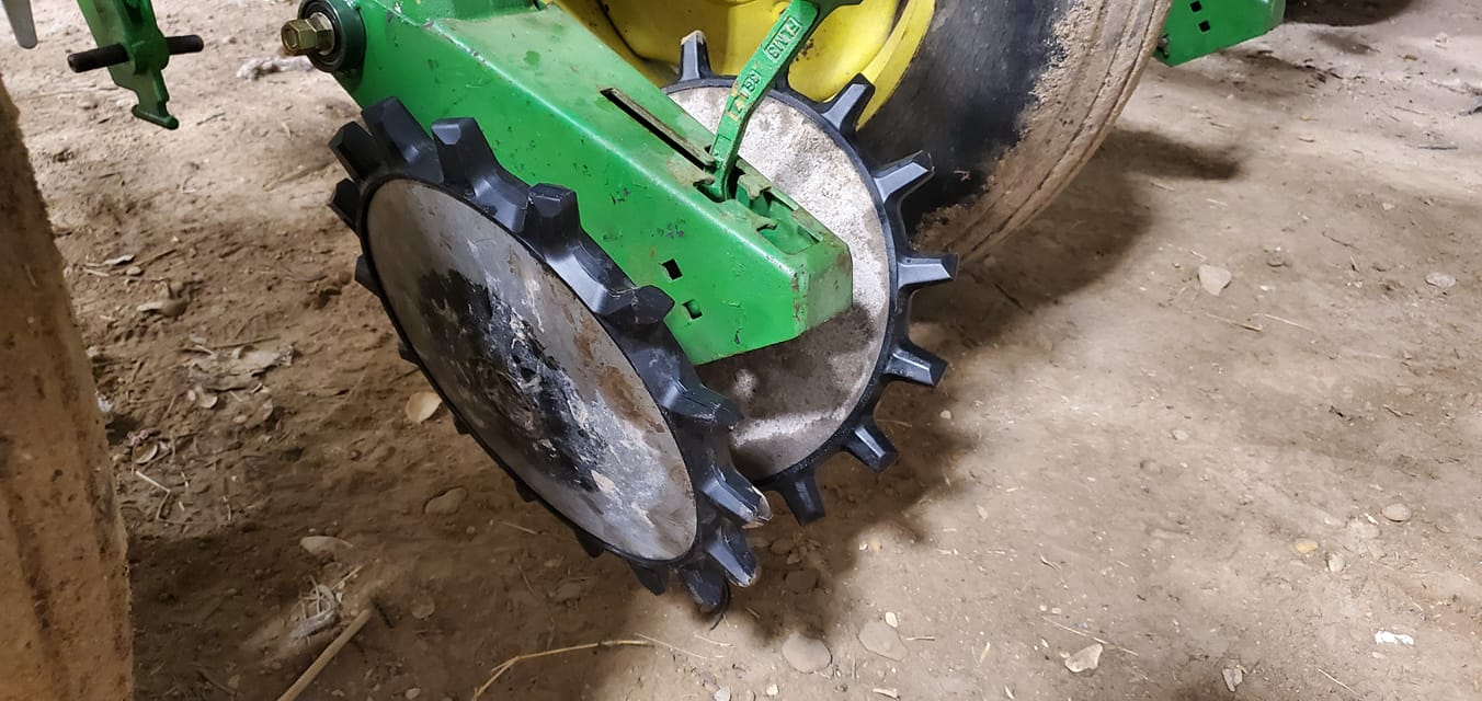 Yetter Farm Equipment Twisters are being installed on this planter and if you look c…