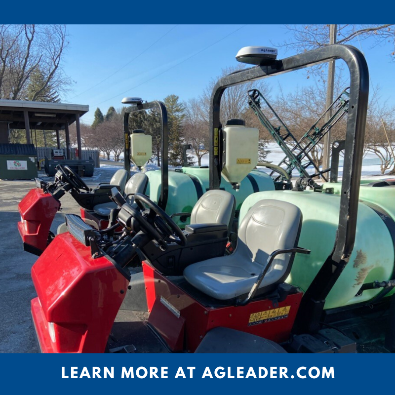 Not just for farming! Turf sprayers at Des Moines Golf & Country Club have been outf…